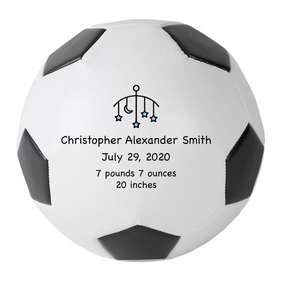 Ballon de foot personnalisé avec prénom - Bicolore