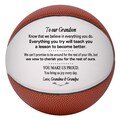 Personalized Custom Mini Basketball, To Our Son Grandson Daughter Granddaughter, from Grandpa Grandma Dad Mom, Wedding, Graduation Birthday