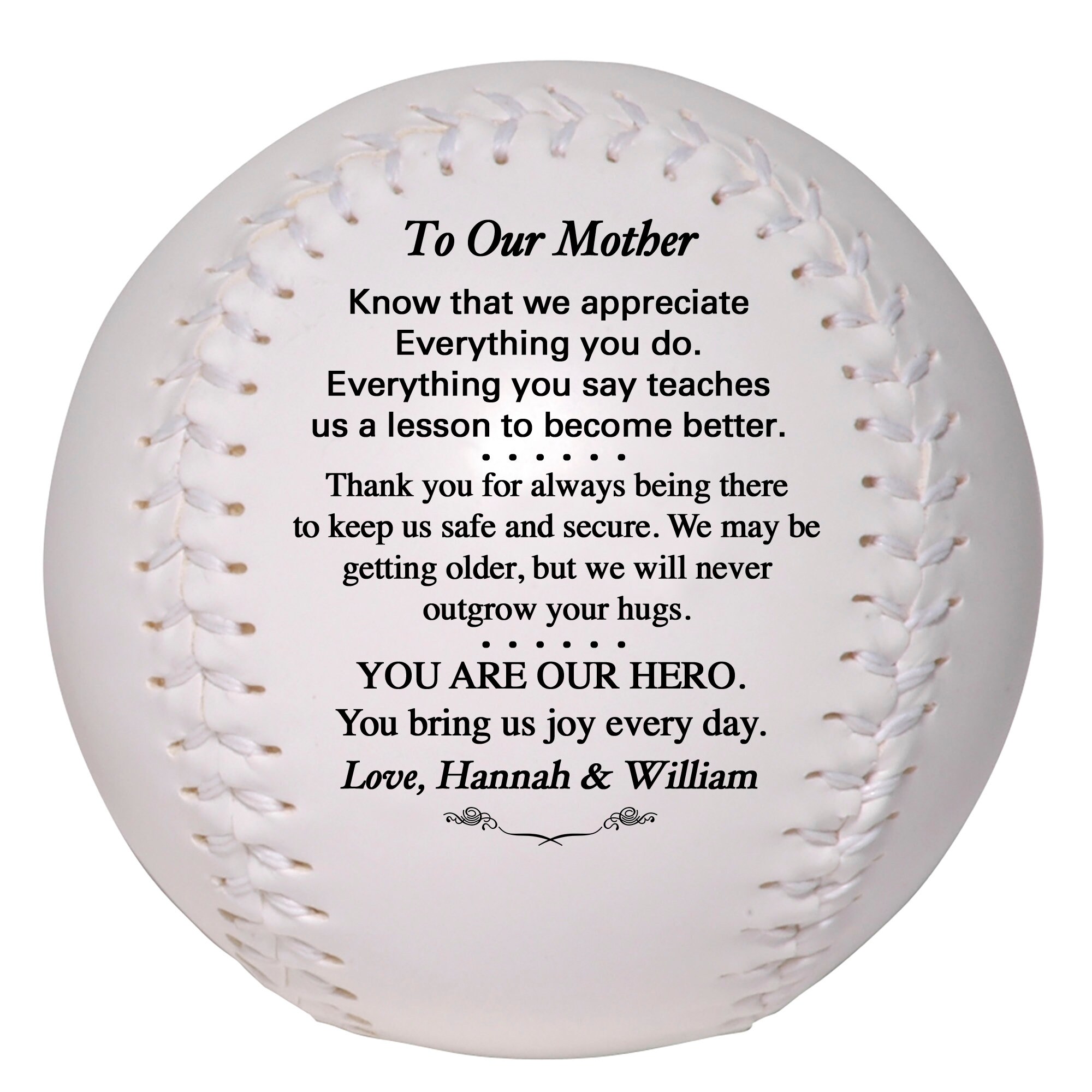 Mothers Day Softball Gift Personalized Mothers Gift From Son Etsy