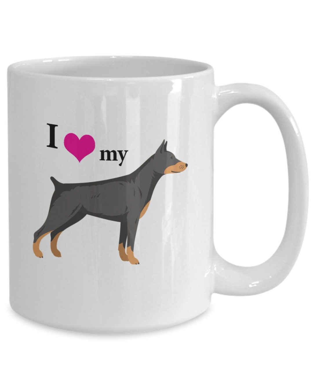 doberman mug