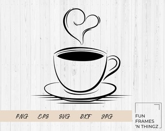 Download Coffee Heart Svg Etsy