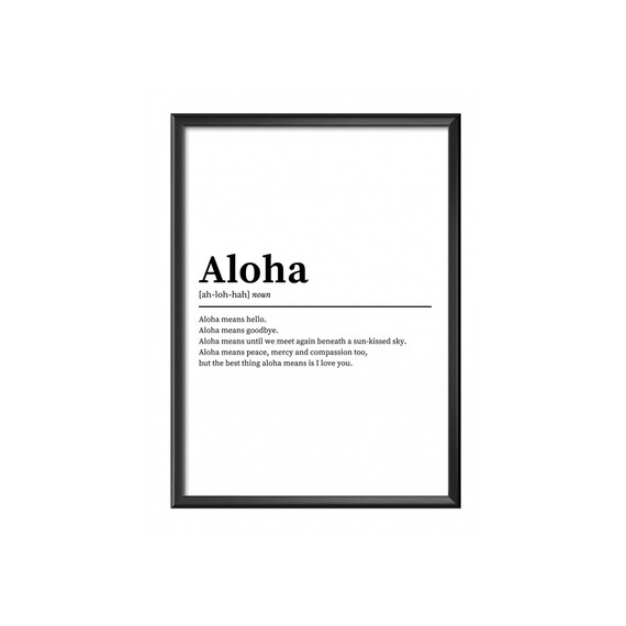 Hawaiianische Tapete Aloha