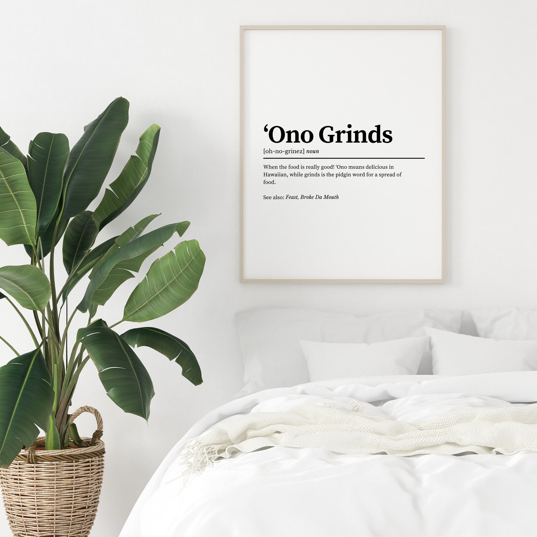 Ono Grinds Definition Ono Grinds Quote Downloadable Prints Etsy