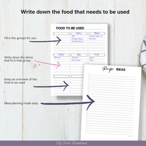 Printable Kitchen Inventory, Food Inventory Tracker, Food to Be Used ...