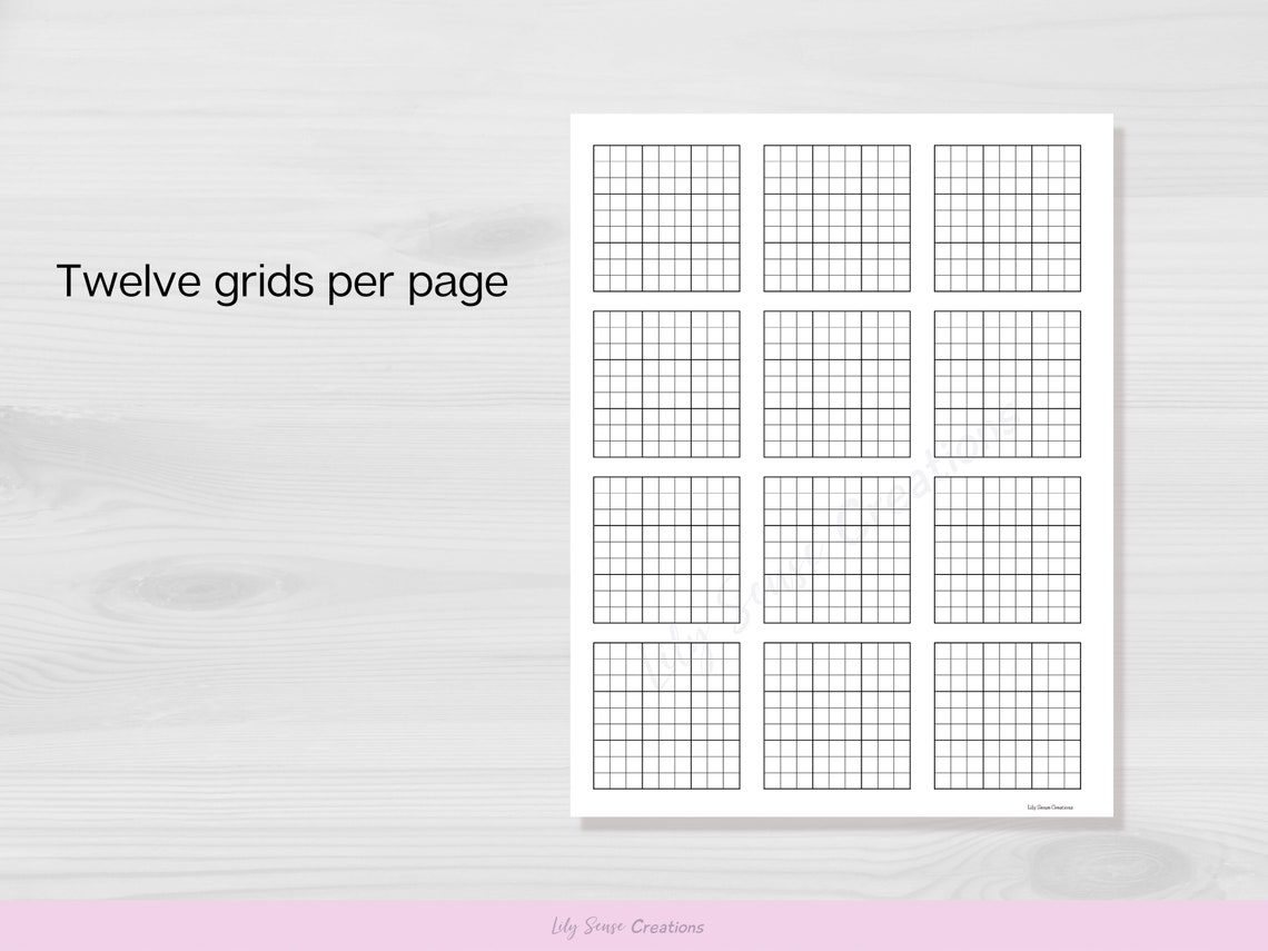 Printable Blank Sudoku Game Sheets Sudoku Puzzle Template - Etsy