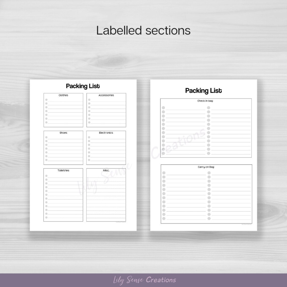 Travel Packing List Printable, Holiday Planning, Packing Checklist ...