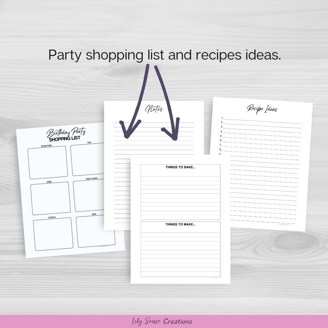 Birthday Printable Planner, Party Checklist, Event Planner, Party ...