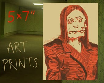 Liminal Space Backrooms 5”x7” Art Print