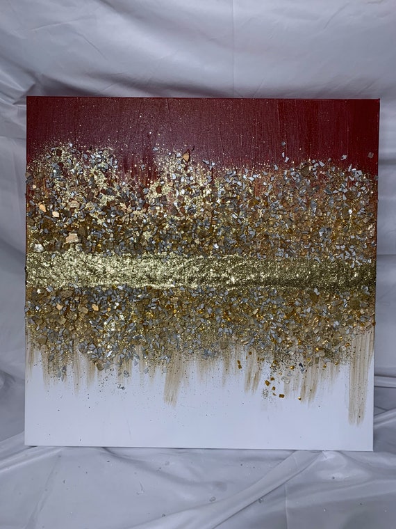 Burdy Gold Z Gallerie Inspired Glitter Wall Art - Gold Wall Accent Pieces Burdy Gold Z Gallerie Inspired Glitter Wall Art - Gold Wall Accent Pieces