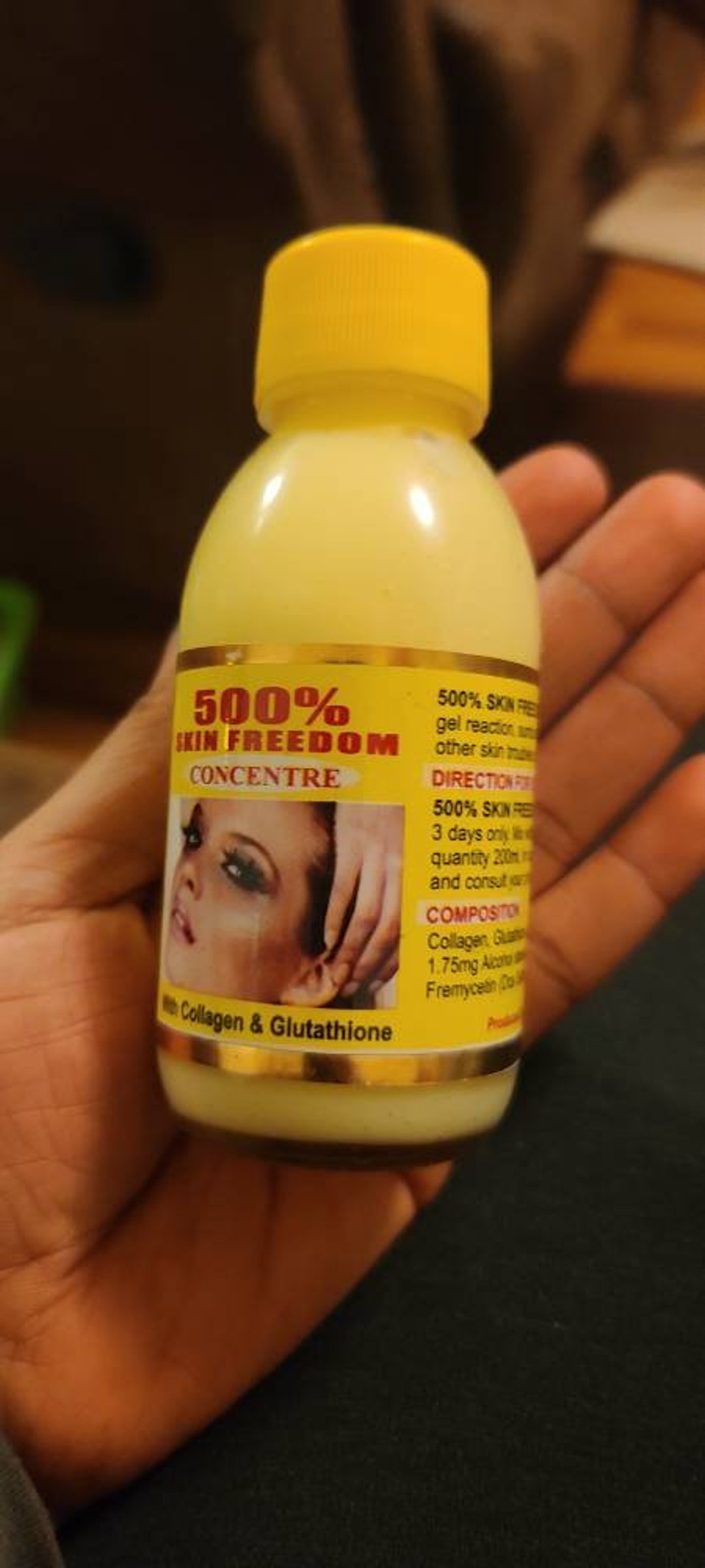 500 Skin Freedom Concentrate With Collagen & Glutathione Etsy