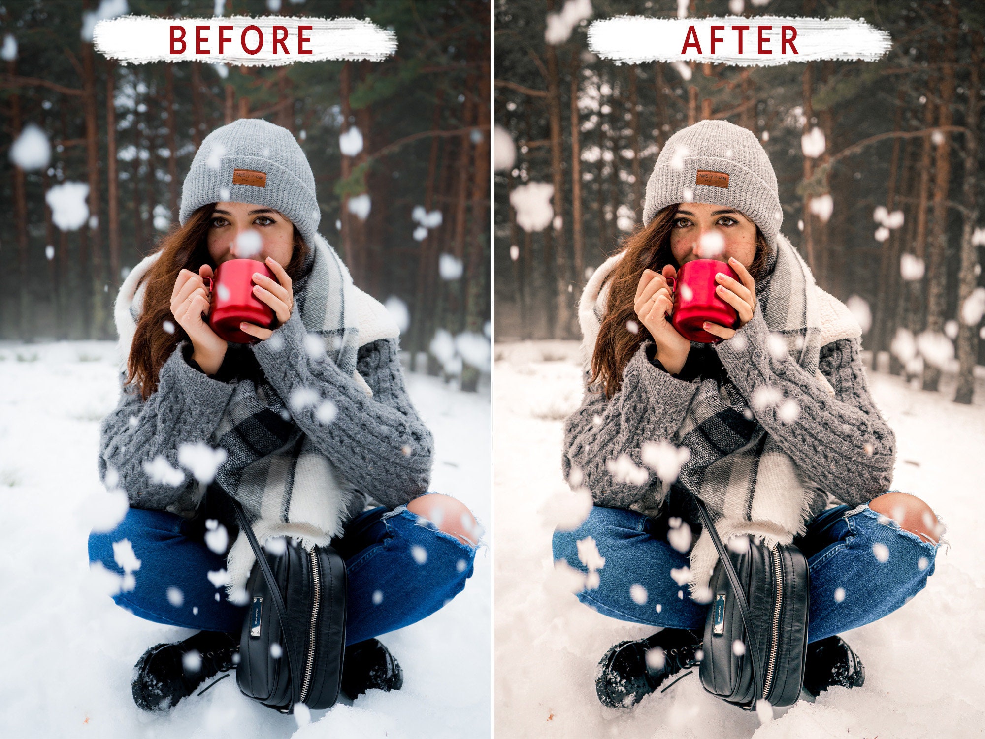 5 Mobile Lightroom Presets Iphone Presets Bright Presets for Etsy