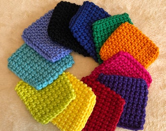 Estropajos de nailon para platos / Estropajos para platos / Estropajo para ollas / Estropajo grueso para platos / Estropajo de cocina / Esponja para platos / Estropajo de crochet Scratchie