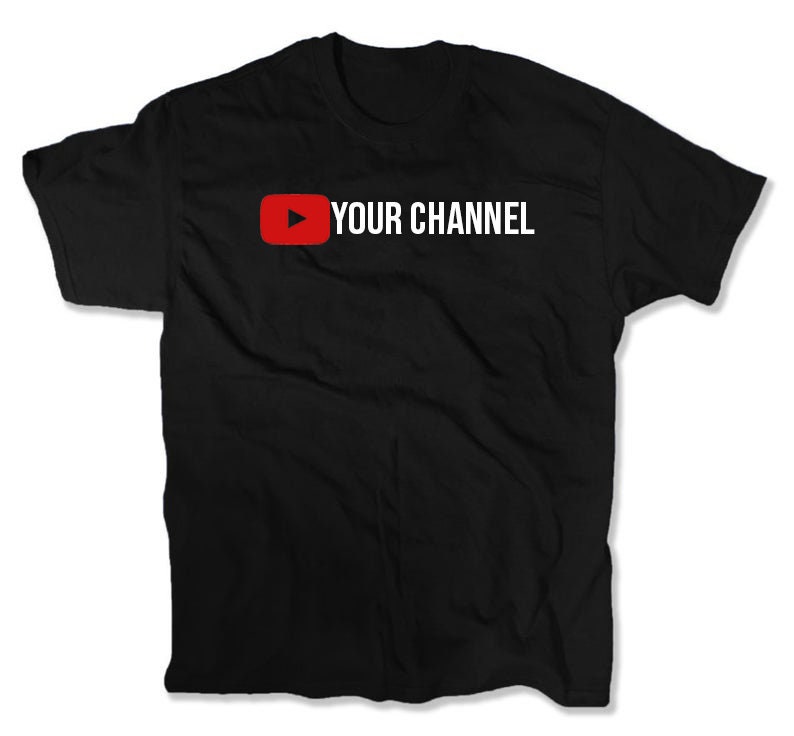 HIGH QUALITY Custom Youtube Shirt Subscribe YOUTUBE Your Etsy