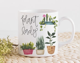 Plant Lady Mug | Plant Lover Coffee Mug | Gifts for Plant Lover