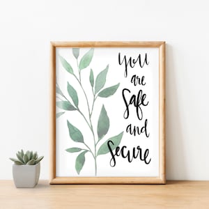 SIX// core longing - enneagram art print - plant art printable - enneagram gift - 5x7 and 8x10