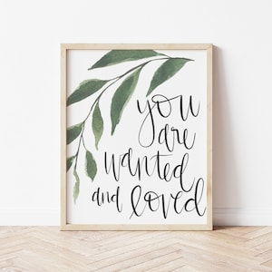 Enneagram 2 core longing - enneagram type two print - enneagram plant art printable - enneagram 2 gift