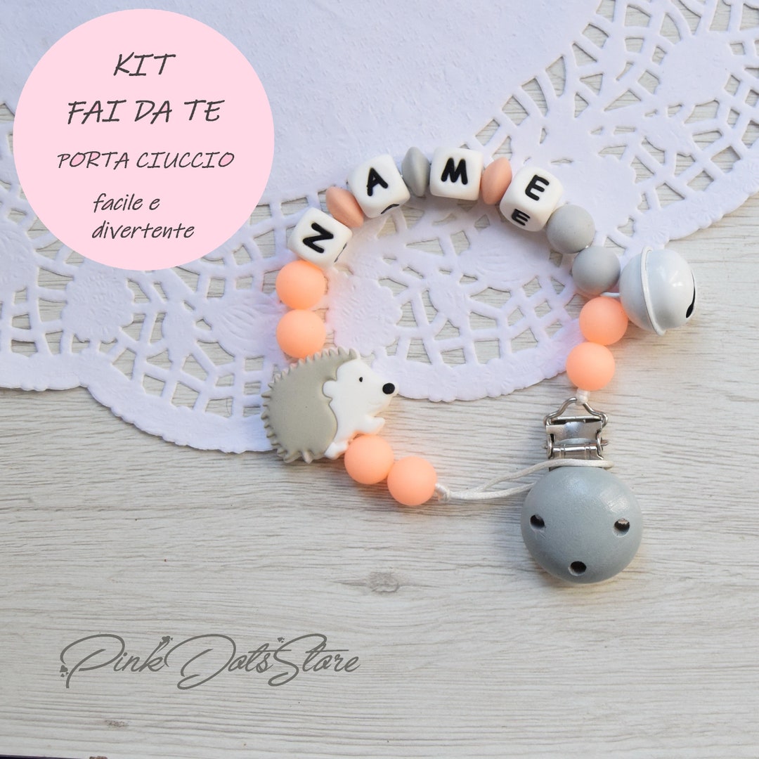 Pacifier Holder DIY Kit/silicone Pearl Pacifier Holder/diy Etsy