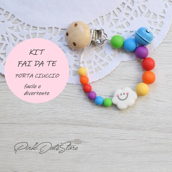 Pacifier Holder DIY Kit/silicone Pearl Pacifier Holder/diy Etsy UK
