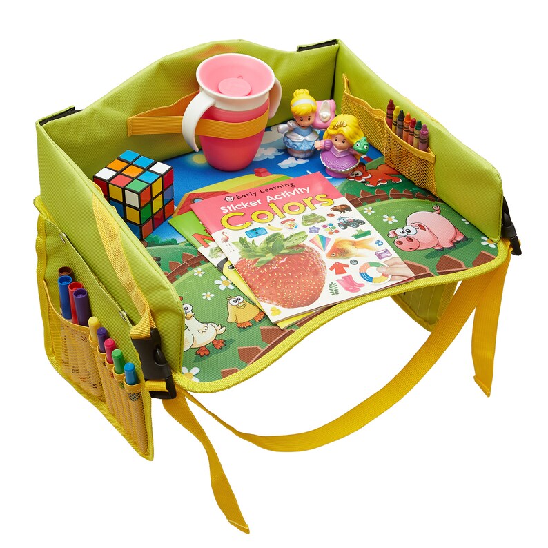 Kids Car Seat Travel Tray Toddler Lap Table Toddlers Trays Etsy