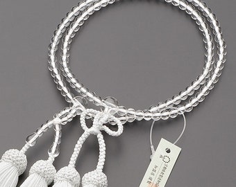 Buddhist Rosary Mala Juzu Prayer beads for women Jodo Shinshu made in kyoto