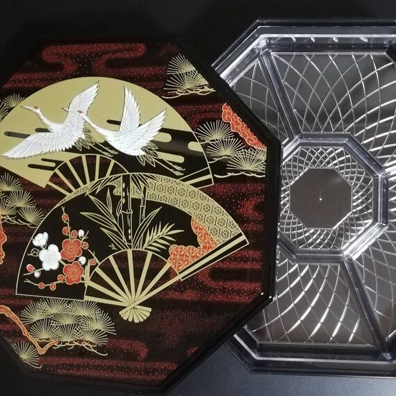 Vintage Japanese Lacquerware Yamanaka-nuri Hakkakuzen Box Set - Etsy