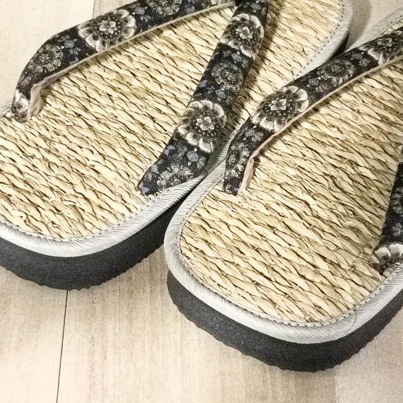 Traditional Japanese Rushgrass Sandals Setta Men's Made in Japan