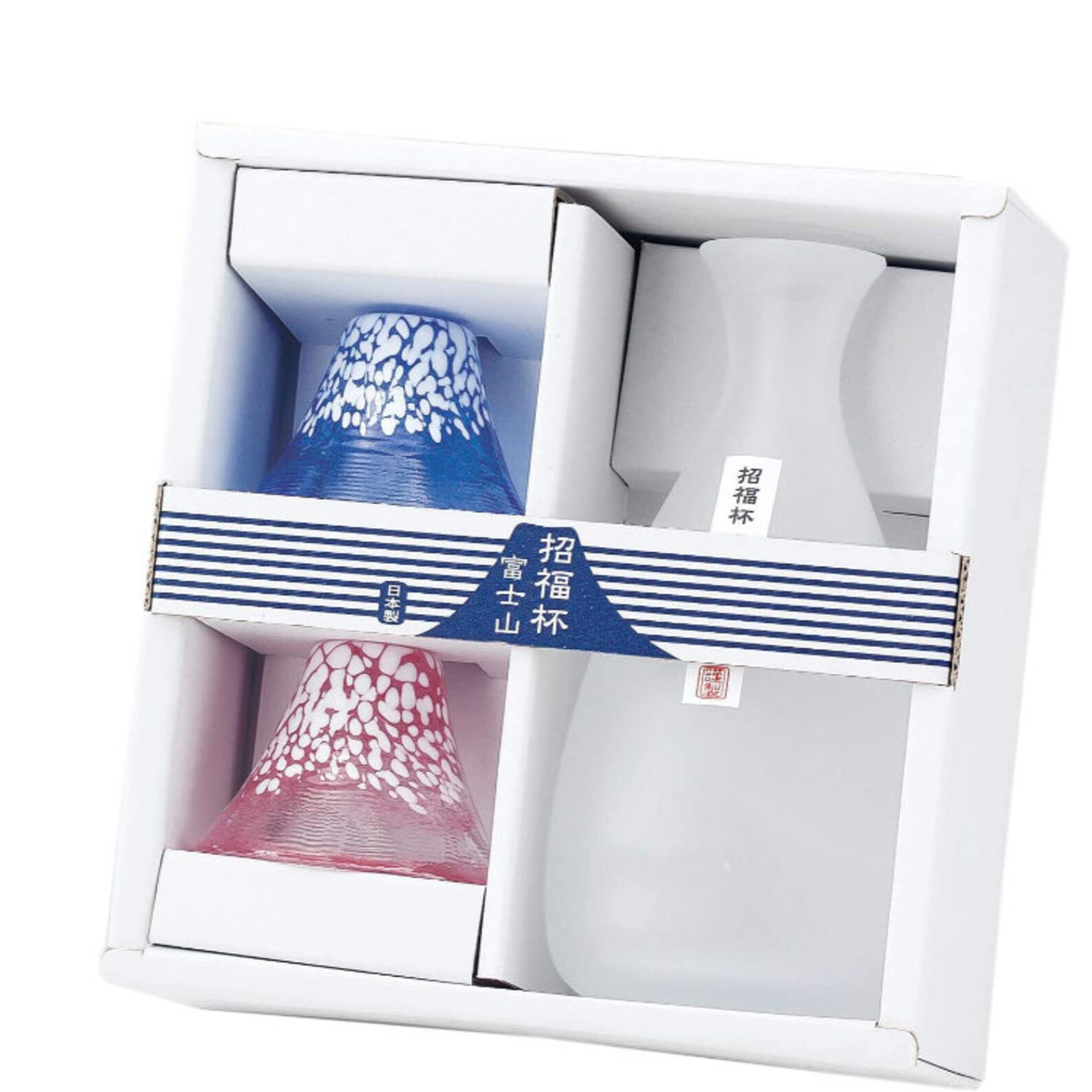Mt. Fuji Cold Sake Bottle Set Cup 35ml SAKE Fles 270ml gemaakt Etsy
