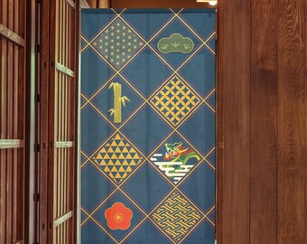 Noren Tapestry Shochikubai and dragon Made in Japan
