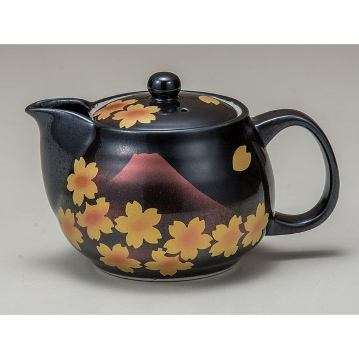 Kutani ware Kyusu Japanese teapot cherry blossoms Etsy