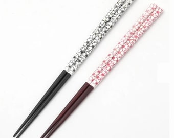 WAKASA Nuri modern Sakura Cherry Blossoms Chopsticks Made in Japan