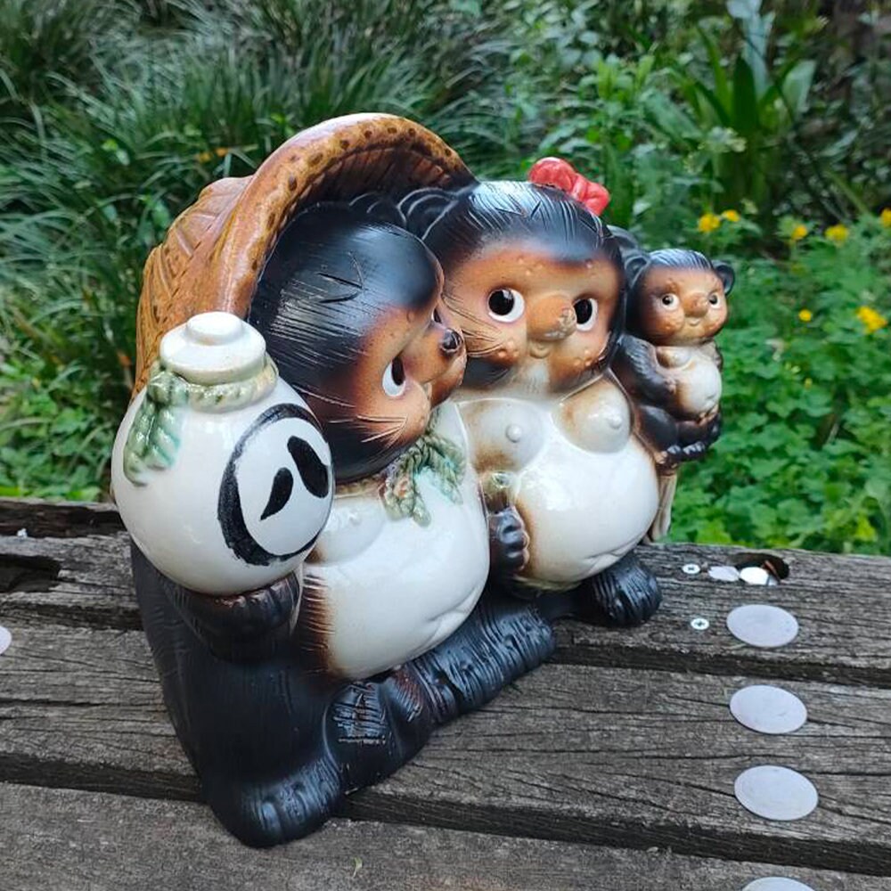 縁起物 信楽焼 タヌキ科たぬき - Etsy 日本