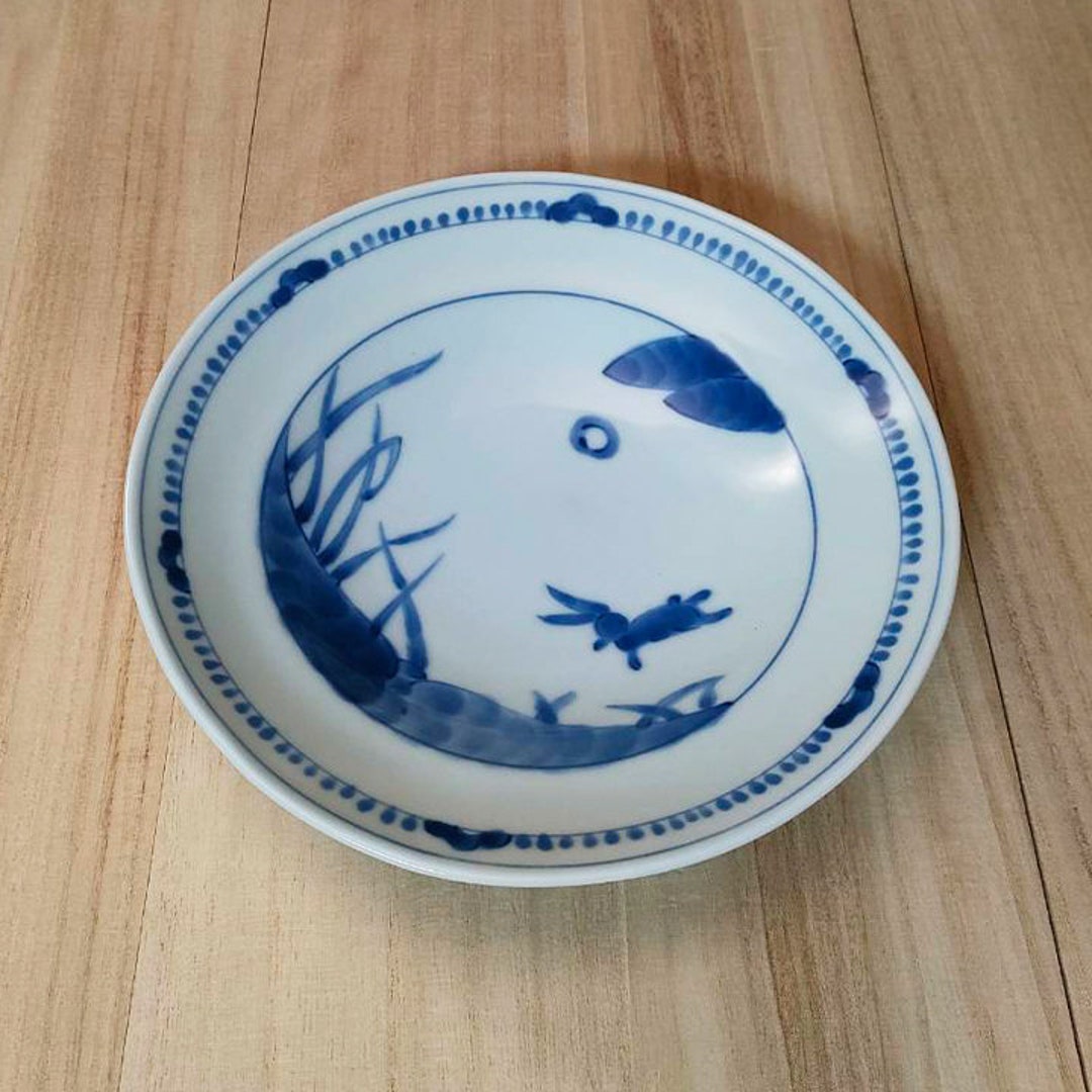 Mino Ware Japanese Traditional Plate Rabbit Made in Japan - Etsy