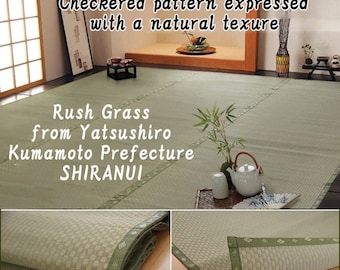 Tatami rug carpet mat Traditional design Made in Japan