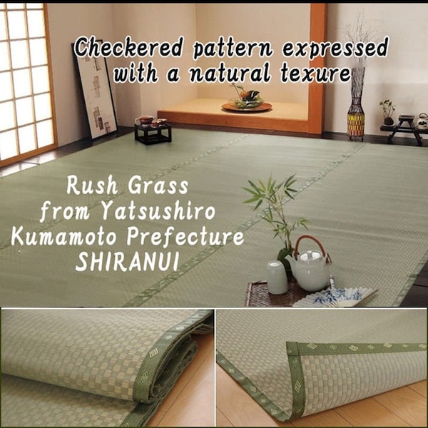 Tatami rug carpet mat Traditional design Made in Japan