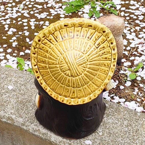 信楽焼 タヌキ タヌキ フクロウメダル - Etsy