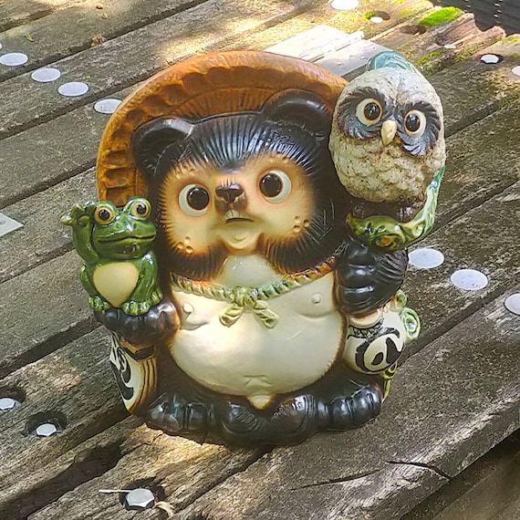 縁起の信楽焼たぬき - Etsy Israel