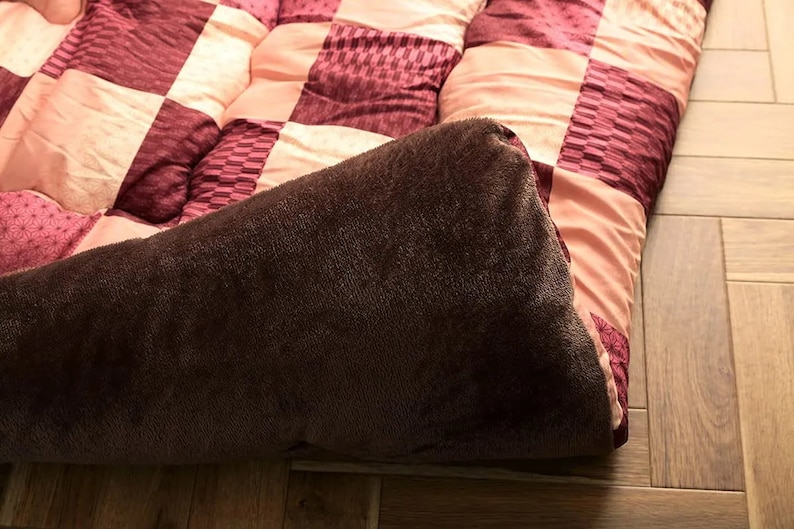 Kotatsu Futon Blanket Traditional Checkered Design Etsy