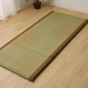 Tatami Rush nap mat 90 200cm Brown Made in Japan image 8