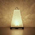 Traditional Japanese Washi Andon Lanterns Chrysanthemum White LED Cordless Light Made in Japan
