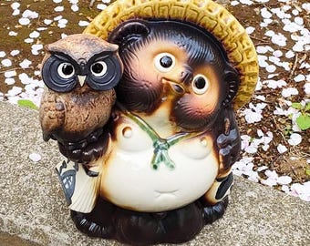 縁起物 信楽焼たぬき 夫婦たぬき - Etsy 日本
