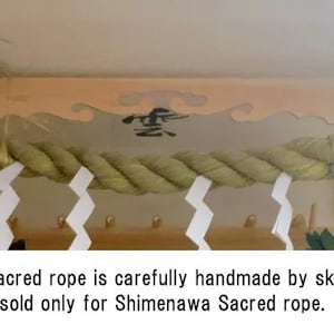 Traditional Shimenawa Sacred rope handmade