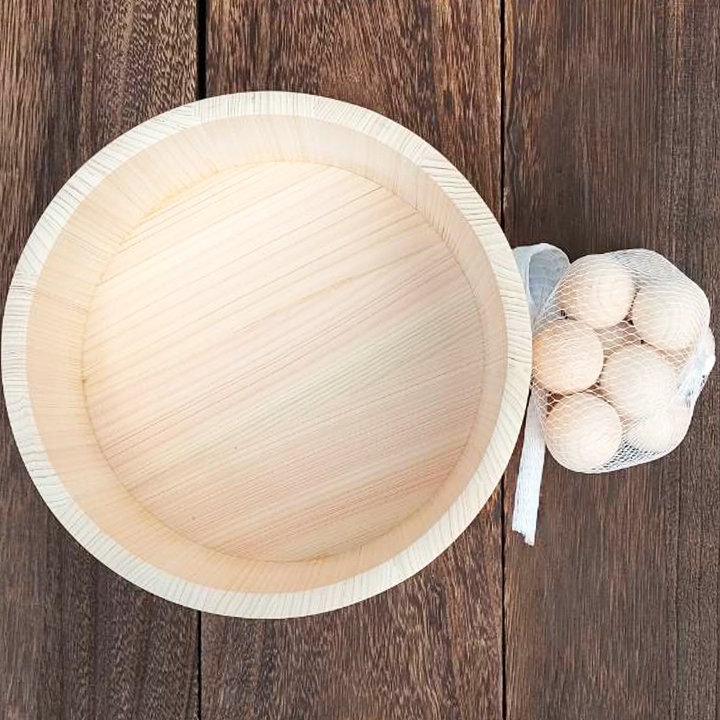 ヒノキ風呂桶 ヒノキ温泉玉 日本製 - Etsy