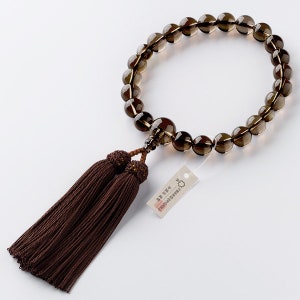 Buddhist Rosary Mala Juzu Prayer beads Crystal made in kyoto