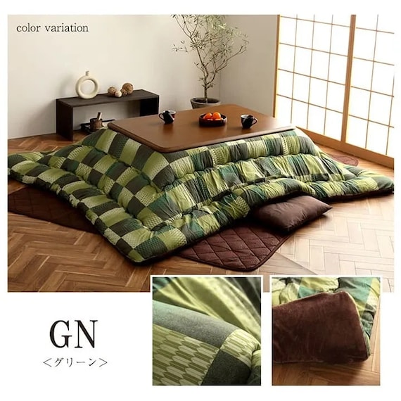 Kotatsu Futon Blanket Traditional Checkered Design Etsy Canada