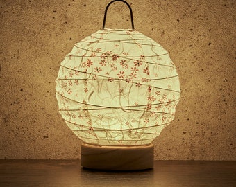 Japanese paper lantern Unryu Paper Sakura