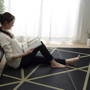 Tatami Rush Rug Carpet Japanese Modern Made in Japan Non Slip Type