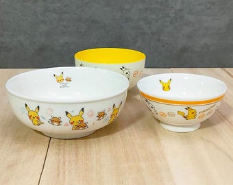 Pokemon Ramen Bowl Rice Bowl Miso Soup Cup Set