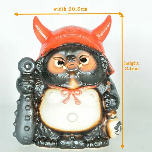 信楽焼　手作り鬼　写真の品セール♡ 信楽焼 たぬき 鬼たぬき - Etsy 日本