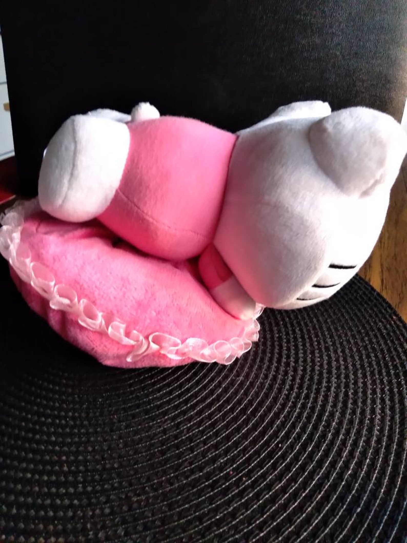 Hello Kitty Sleeping Pink and White Universal Studios Plush Etsy