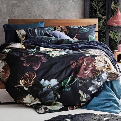 Ellaria Floral Print Bedding Bedding by Linen House 100% | Etsy UK